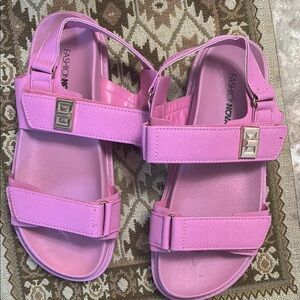 Fashion Nova Pink Sandals
